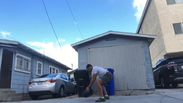 Medicine Ball Jump Slam to Scoop Toss