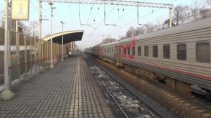 Электровоз ЧС7-158 с поездом № 67 Абакан - Москва