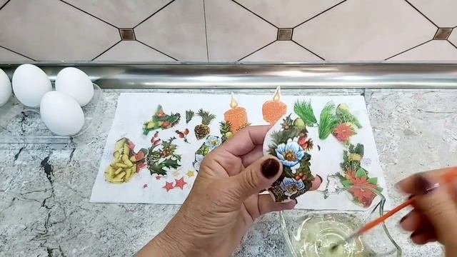 #ДЕКУПАЖ ПАСХАЛЬНЫХ ЯИЦ #Decoupage Of Easter Eggs