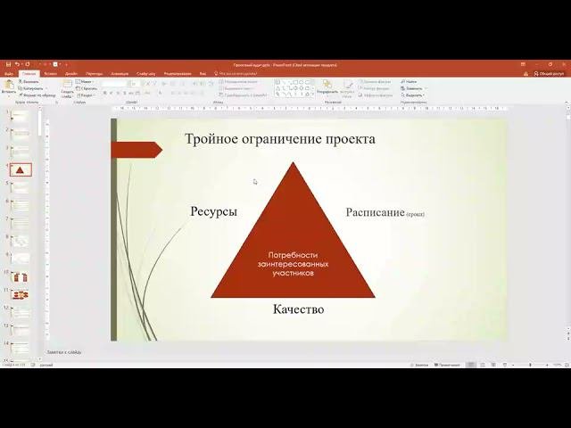 Проектный подход в государственном управлении