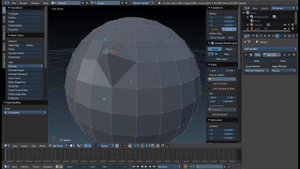 Структура полигональных объектов в Blender