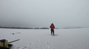 Открыл ОНЕГО! ПЕРВЫЙ ЛЕД.  Сезон рыбалки 2022-23, Карелия, Заонежье.