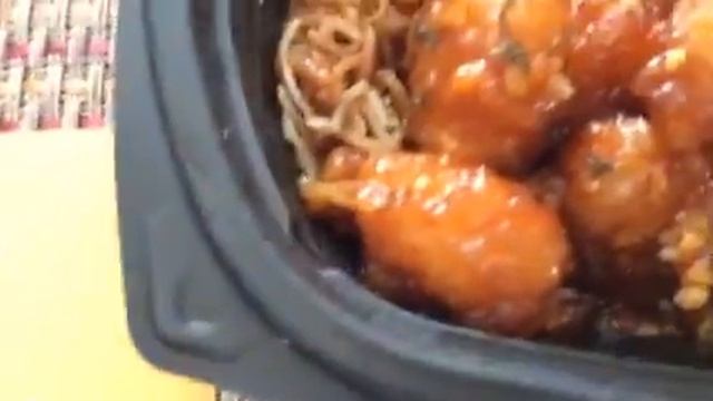 America.Ресторан PEI WEI.Креветка.Ананас.Рис.Супер.Las Vegas.