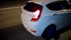 Звук выхлопа Stinger Sport на Hyundai Solaris 1.6