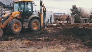 Бурение и заливка свай под фундамент. Объект в Нижней Мактаме.