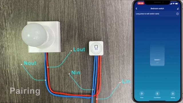 tuya wi-fi мини реле в подрозетник на 16 ампер