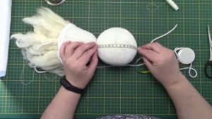 ч1 Формирование головы вальдорфской куклы