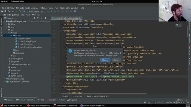 Sprint 203 - Multi-layered container (Docker) image for Quarkus смотреть онлайн