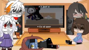 Undertale reacciona Chans (Chara x sans) ❤? (????) (un video extra)
