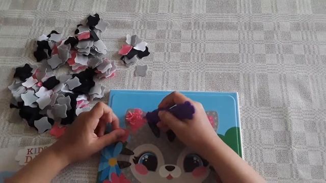 My first Design Plush Graft.Делаем плюшевого котёнка из лоскутков.Занятие для детей.