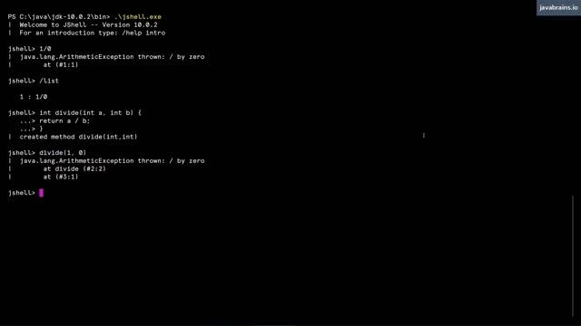 JShell Basics 10 - Exceptions смотреть онлайн