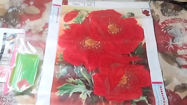Распаковка с aliexpress. алмазная мозайка маки смотреть онлайн