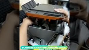 How to repair Print Scan Copy Stuck of HP Deskjet 2050a