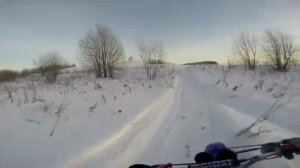 Сноубайк на 172 моторе.