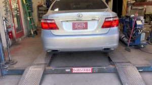 2009 Lexus LS 460 4.6L V8 DUAL EXHAUST w/ MUFFLER DELETE!