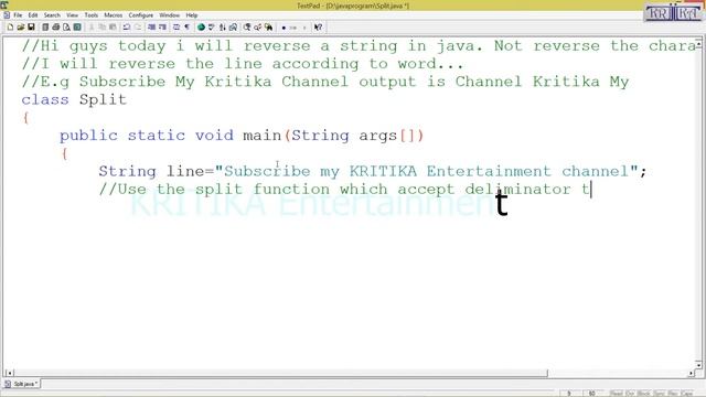 String methods in Java | String function in java | Split function in java | Split in Java