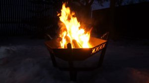 Костровая чаша шестиугольная на подставке, от компании "Жестянка-НН"