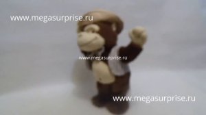 Музыкальная игрушка Обезьяна www.megasurprise.ru