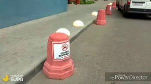 Бетонные полусферы: применение в городе Ограничители парковки в Беларуси