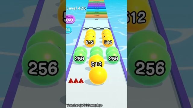 Ball Run 2048! Ball Run Game Levels (421-430) Android iOS Gameplay
