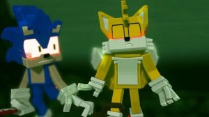 Sonic saves Tails - Good Ending - FNF Minecraft Animation - Animated