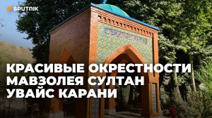 Красивые окрестности мавзолея Султан Увайс Карани