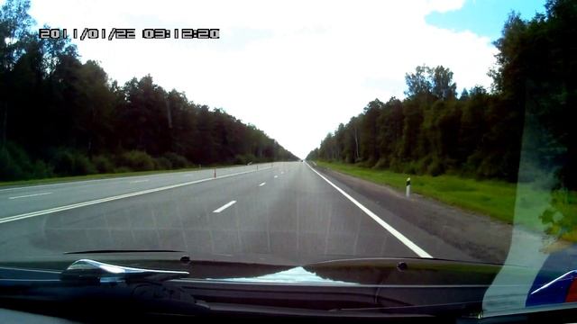 Трасса Москва - Минск. Обгон трейлеров. Смоленская область. смотреть онлайн