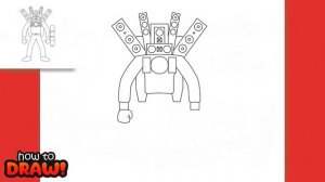 HOW TO DRAW TITAN SPEAKERMAN - Skibidi Toilet | DRAWING STEP BY STEP