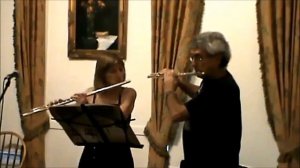 Flute Duet, Telemann, "Fantasia" performed by Melissa Holland & Paul Hewitt