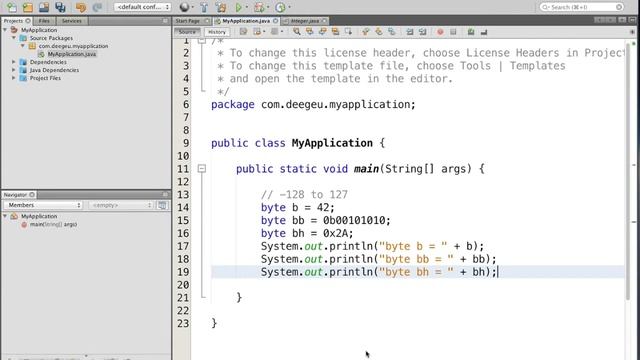 Java Byte Tutorial - 006