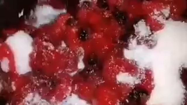 Варенье "Ассорти" с малиной и чёрной смородиной с небольшим количеством сахара✅ Варенье без воды. смотреть онлайн