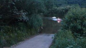 Amphibious cars leaving the water (Euro Tour 2013)