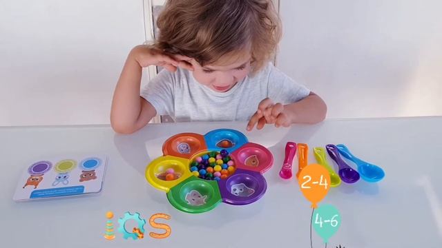 Развиваемся, выполняя задания на слух. Сортер с ложками разных размеров смотреть онлайн