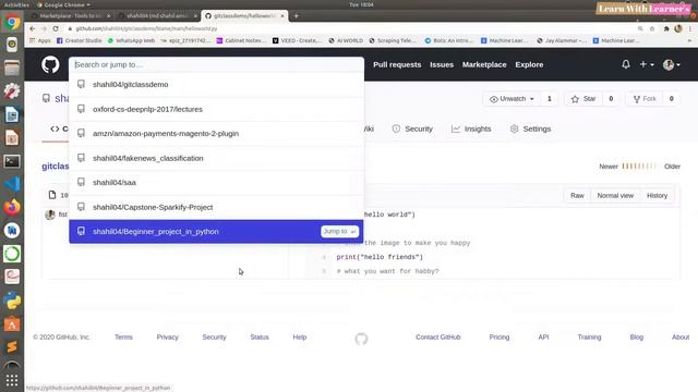 part 10 github buttons || git & github tutorials in hindi ||by lwl