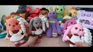 Много игрушек в наличии, связанные по моим Мастер Классам.