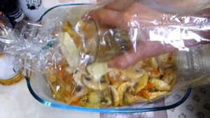 РИС С ШАМПИНЬОНАМИ В РУКАВЕ. БЫСТРО ВКУСНО!