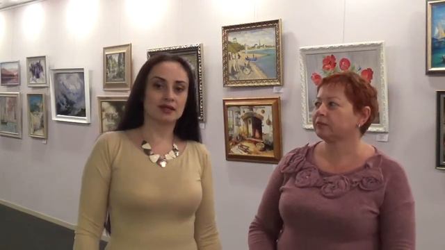 Женщины и рисование."Посиделки" в галерее "Бузок",Харьков смотреть онлайн