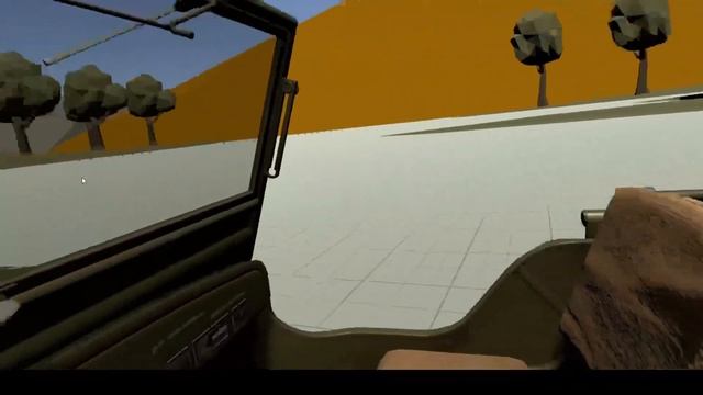 Test driving a WW2 Willys Jeep in VR смотреть онлайн