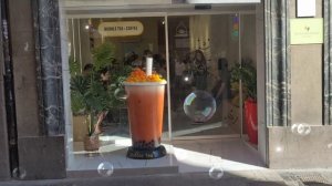 Bubble tea "Te con burbujas" inventado en Taiwan