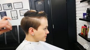Короткая женская стрижка. Short women Haircut.