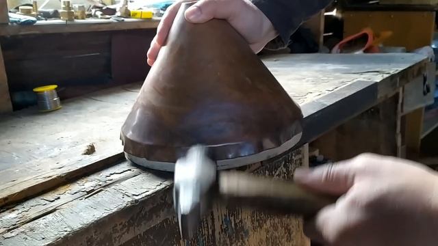 Делаю медный вискарный шлем для 40 литрового куба. How to build copper head for 40L pot still. смотреть онлайн