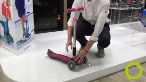 Трёхколёсный самокат со складной ручкой Globber Elite S