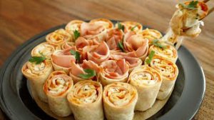 Очень вкусная пицца в форме цветка!!! Супер простая пицца