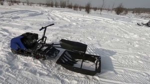 Компактный буксировщик ДЕЛЬТА-2 с СЕДЕЛЬНЫМ МОДУЛЕМ и ВАРИАТОРОМ