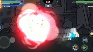 Stickman Warriors Super Dragon Shadow Fight - (Vegeta Ultra Instinct vs Android 18)