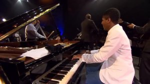 Wynton Marsalis Jam w. Mark O'Connor, Jonathan Batiste, Frank Vignola