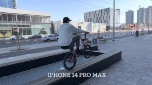 GoPro HERO11 vs IPhone 13,14 PRO MAX, BMX test