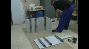 Сборка нижнего модуля с выдвижными ящиками тандембокс