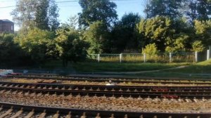 Отправление со станции Вышний Волочёк.