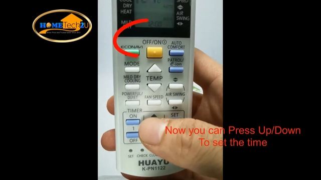 How to set Time for Huayu K-PN1122 All In 1 Panasonic Air Conditioner Remote Control Replacement смотреть онлайн
